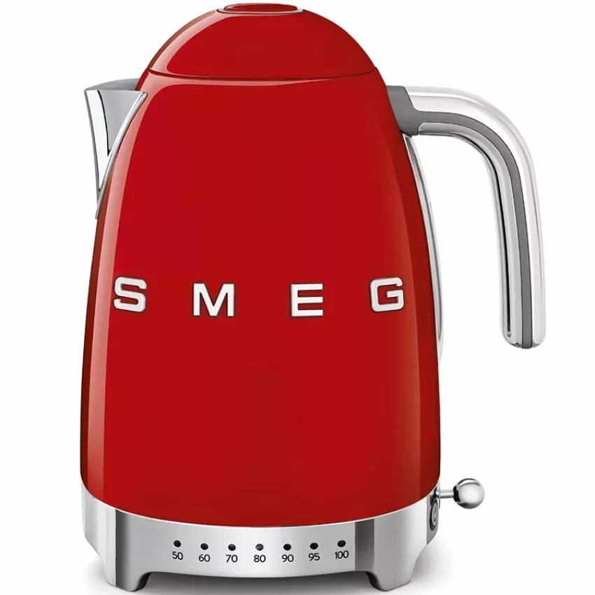 SMEG KLF04RDUK|50's 溫度控制電熱水壺|1.7升|紅色|香港行貨|全機 2 年保養