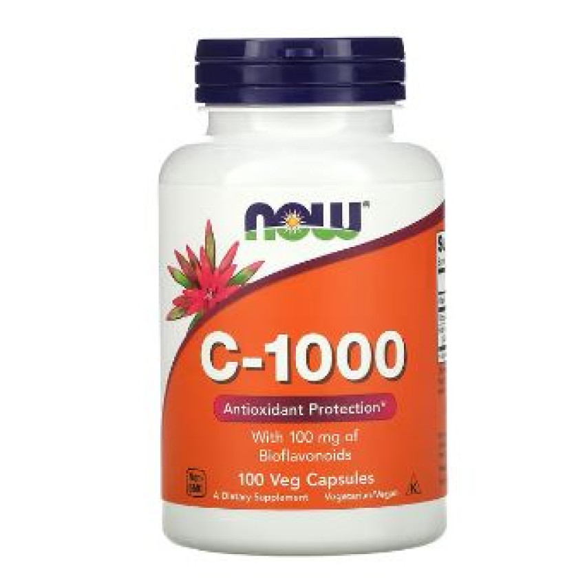 NOW 維他命 C-1000mg 100粒 (素食膠囊) 