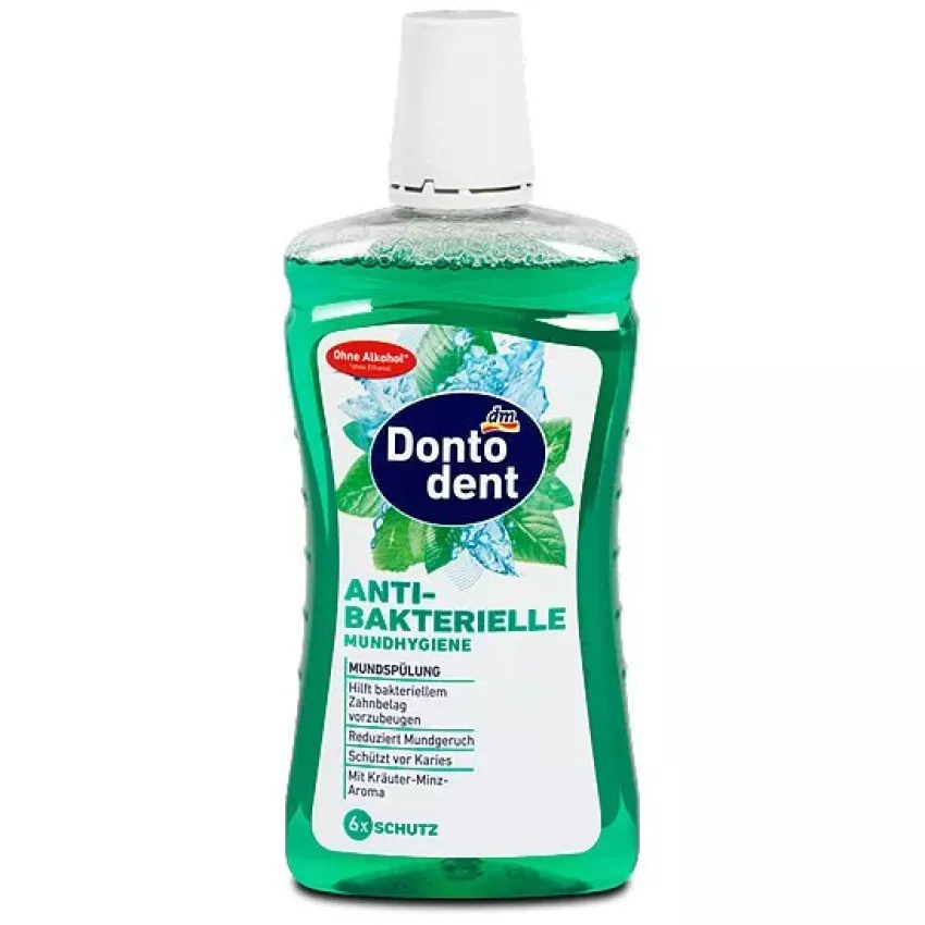 德國 Dontodent 清新薄荷抗菌漱口水 500ml