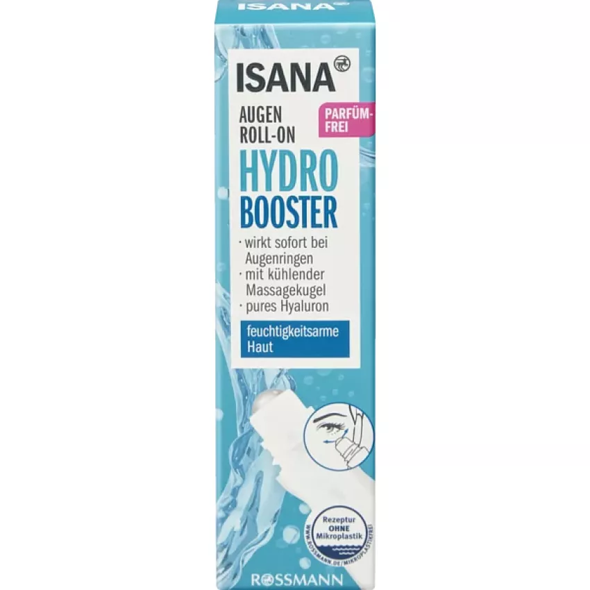 德國 ISANA 透明質酸水凝滾珠保濕眼霜 15ml