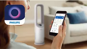 使用Philips Air+ 應用程式追蹤和控制空氣質素