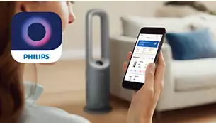 使用Philips Air+ 應用程式追蹤和控制空氣質素